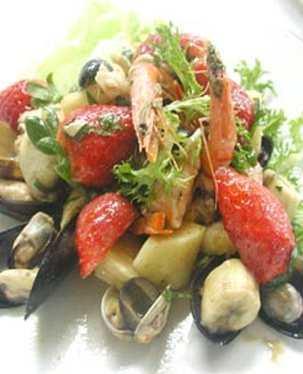 건강식과일해산물샐러드