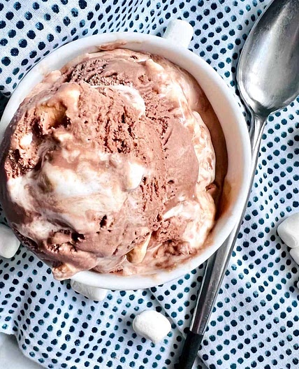 Chocolate Marshmallow Ice Cream