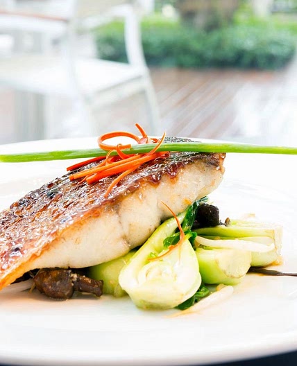 Cubed Lemon Roasted Salmon