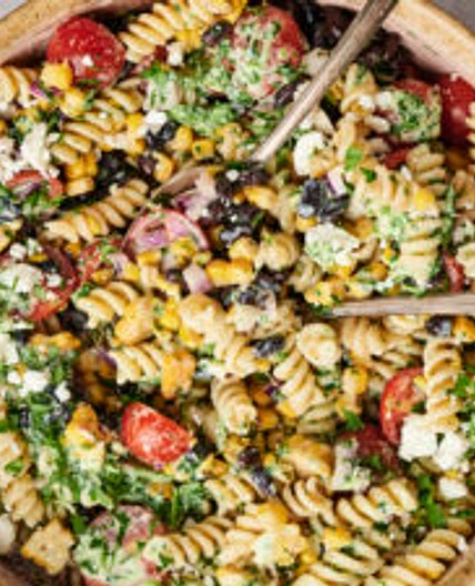 Street corn pasta salad