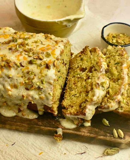 Orange Glazed Zucchini Bread With Dates