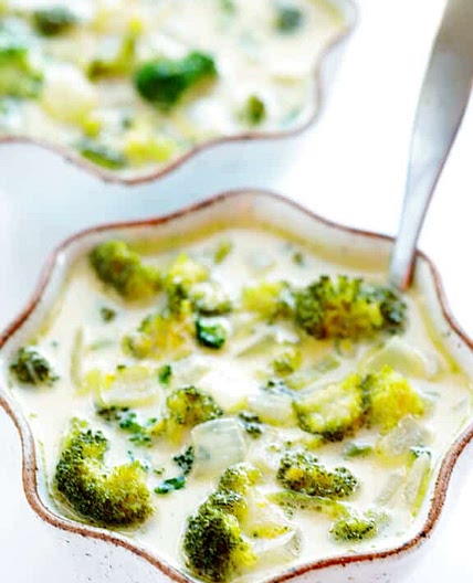 5-Ingredient Broccoli Cheese Soup