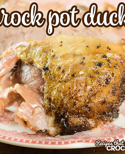 Crock Pot Duck