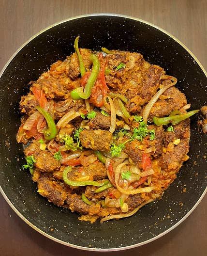 Homemade Seekh Kabab Karahi Recipe ( A Restaurant Style )