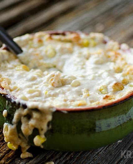 Corn & Green Chili Con Queso Dip - Krafted Koch