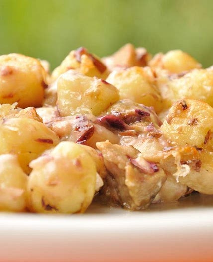 Gnocchi stracchino e porcini