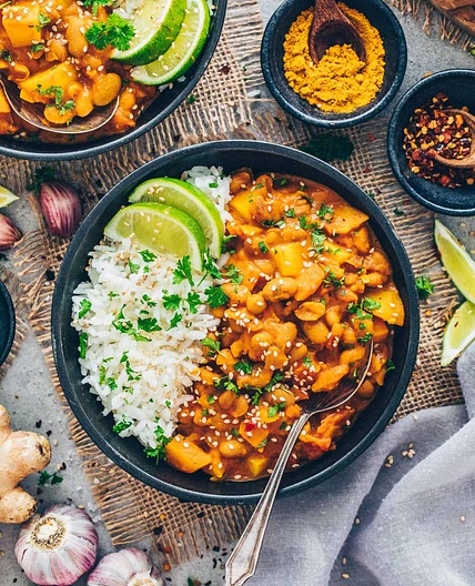 Jamaican Pinto Bean Curry