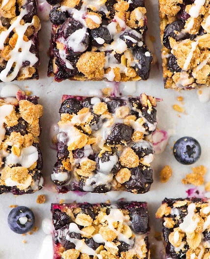 Blueberry Oatmeal Bars