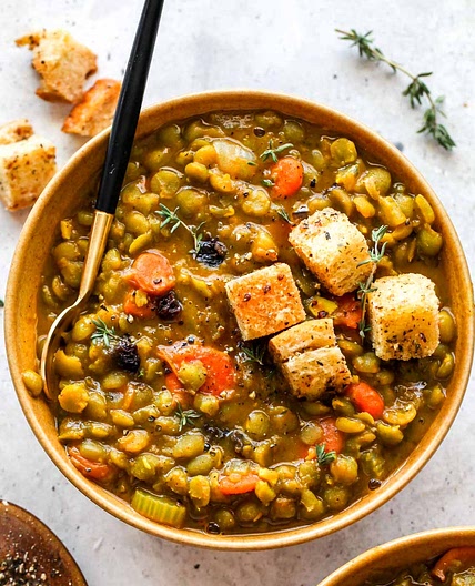 Easy Moroccan Split Pea Soup