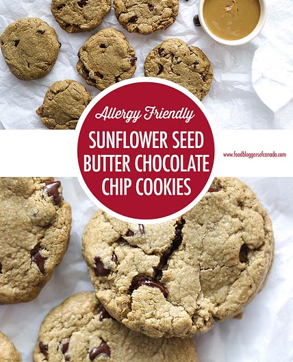 Sunflower Seed Butter Chocolate Chip Cookies