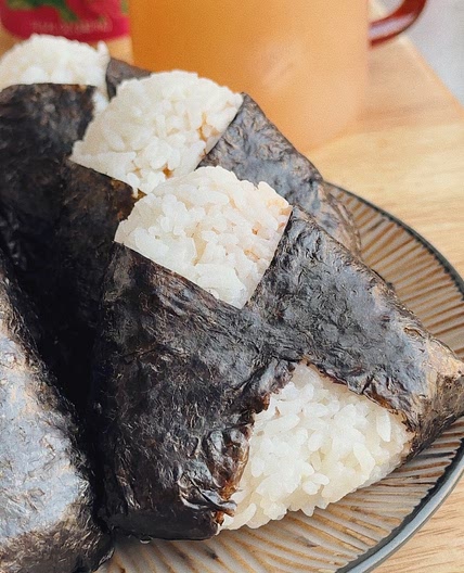 Kimchi and Spicy Tuna Onigiri