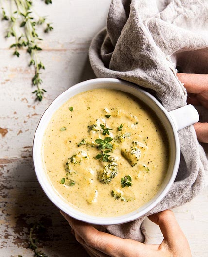 Instant Pot Broccoli Cheddar and Zucchini Soup