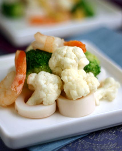 컬리플라워해물샐러드