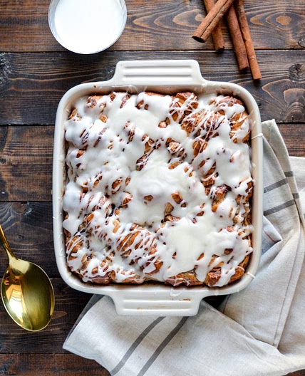Cinnamon Roll Breakfast Bake