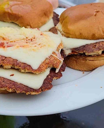 Chicken Parmesan Smash Burgers