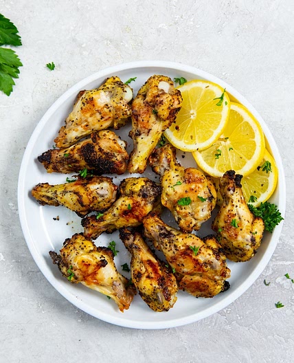 Air Fryer Lemon Pepper Chicken Wings