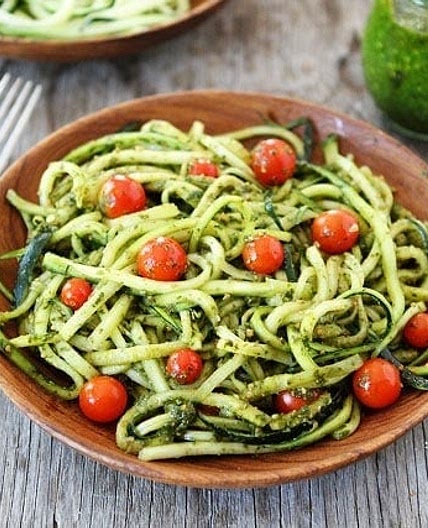 Zucchini Noodles with Pesto