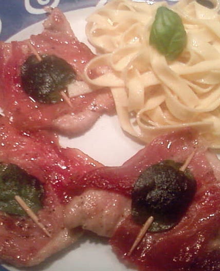 Saltimbocca de dinde au martini