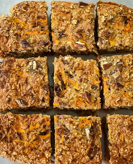 Carrot Cake Oat Bars
