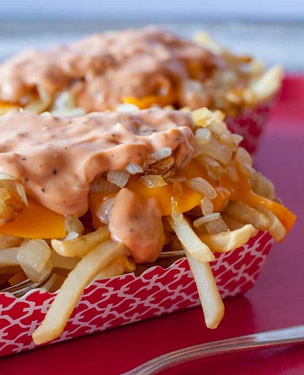 Vegan Animal Style Fries | Vegan In & Out Burger