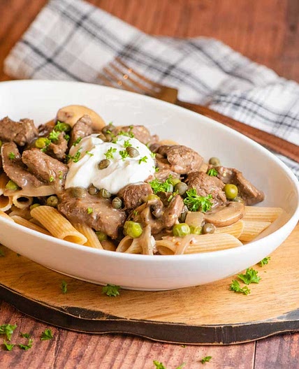 Instant Pot Beef Stroganoff Recipe