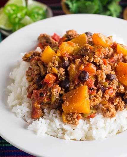 Low FODMAP Turkey Chili with Winter Squash & Beans