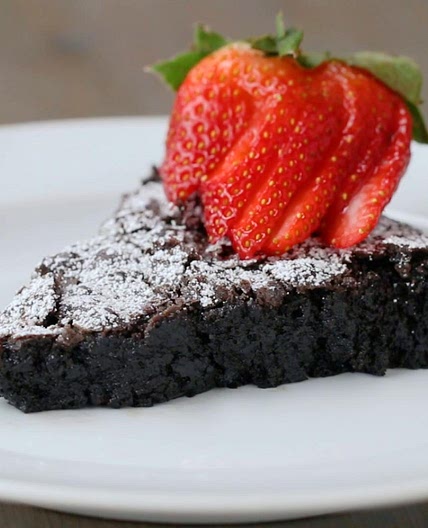 Swedish Sticky Chocolate Cake (Kladdkaka) Recipe by Tasty