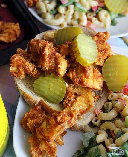 Vegan Nashville Hot Tofu