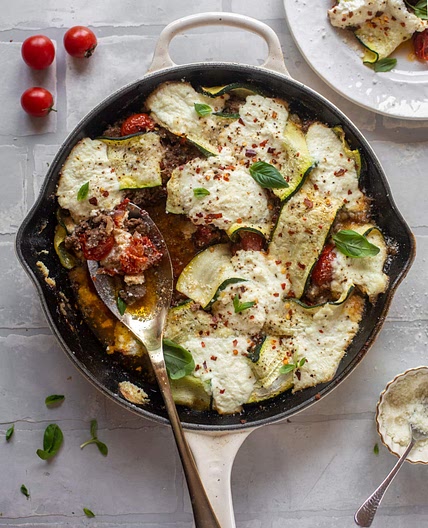 Zucchini Skillet Lasagna
