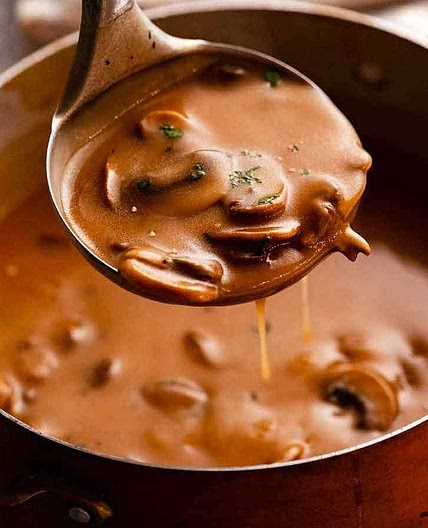 Mushroom Gravy (easy, from scratch, no drippings required)