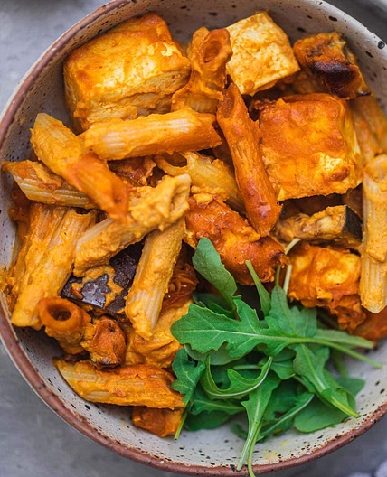 Simple Vegan Pasta Bake With Tofu (Gluten-free)