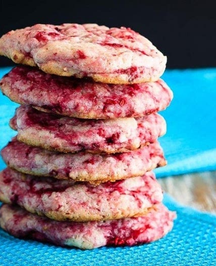 Raspberry Lemon Cookies