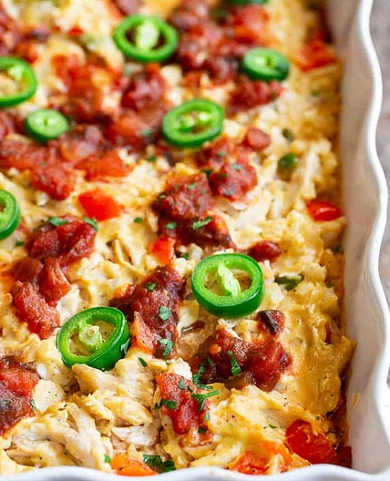 Chicken Burrito Casserole {Paleo, Whole30, Keto}