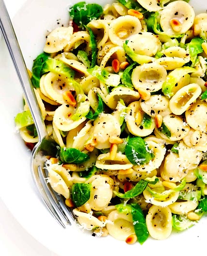 Brussels Sprouts and Parmesan Pasta