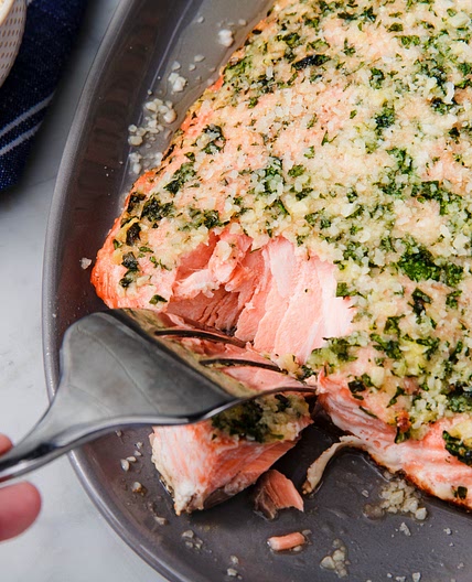Keto Garlic Butter Salmon