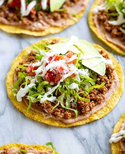 Easy Mexican Tostada