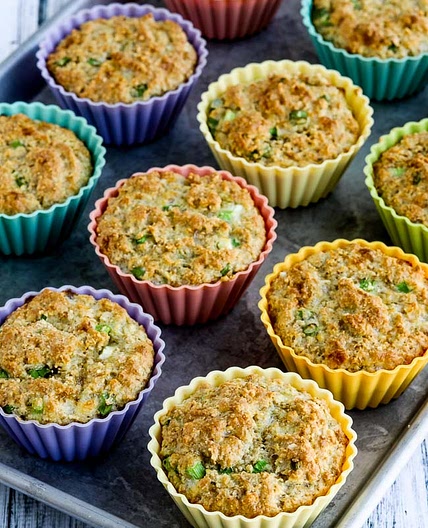Low-Carb High-Fiber Savory Muffins