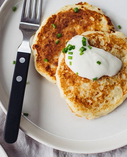 Leftover Mashed Potato Pancakes