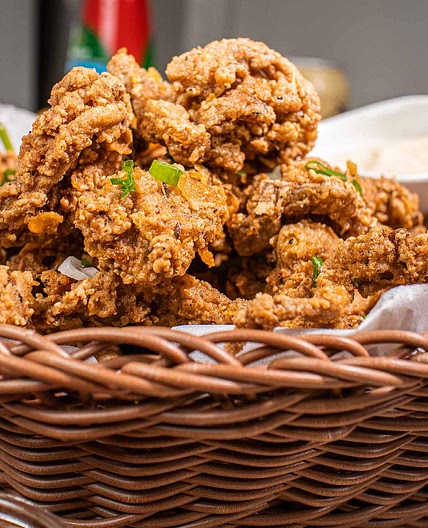 Fried Oyster Mushrooms (Vegan Fried Chicken)