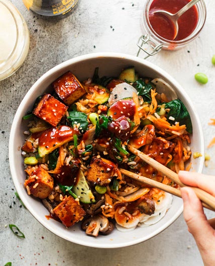 Vegan bibimbap