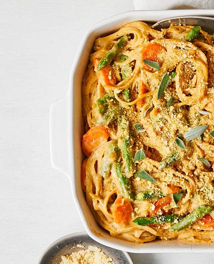 Pumpkin Alfredo Casserole