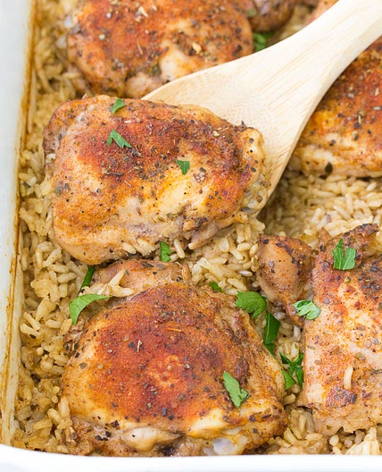 Baked Chicken and Rice Casserole