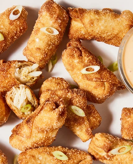 Crab Cake Egg Rolls