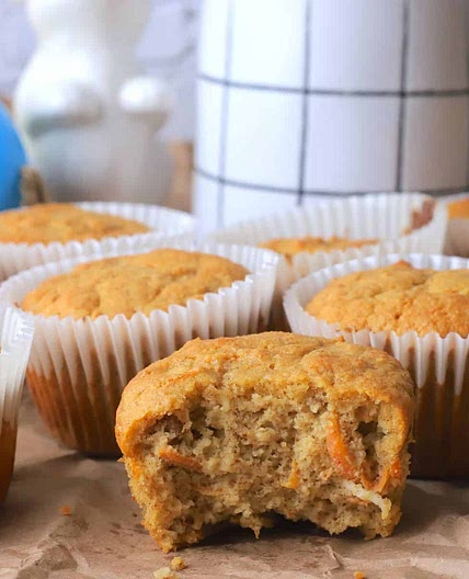Sugar Free Carrot Cake Muffins