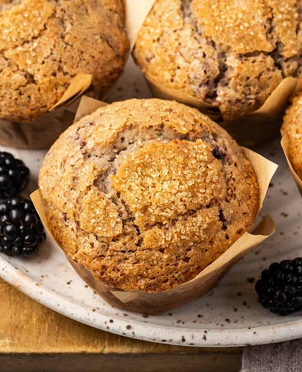 Gluten Free Blackberry Muffins