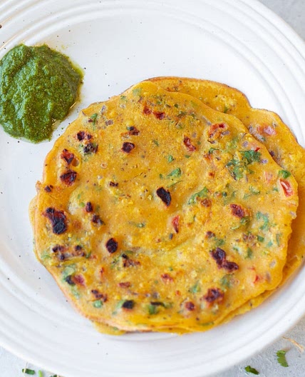 Besan Chilla (Savory Gram Flour Pancakes)