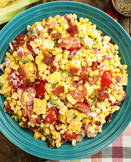 Sweet Corn Salad with Bacon