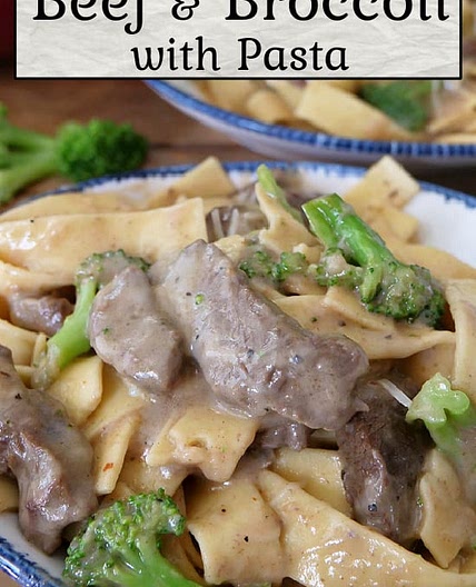 Easy Beef and Broccoli with Pasta