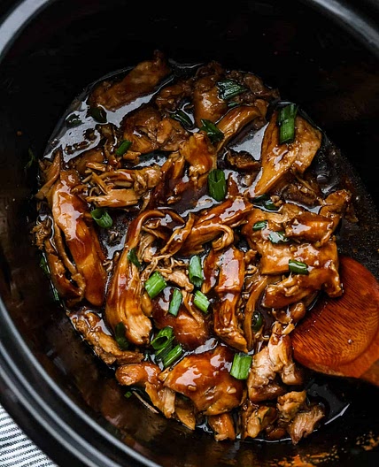 Crockpot Bourbon Chicken