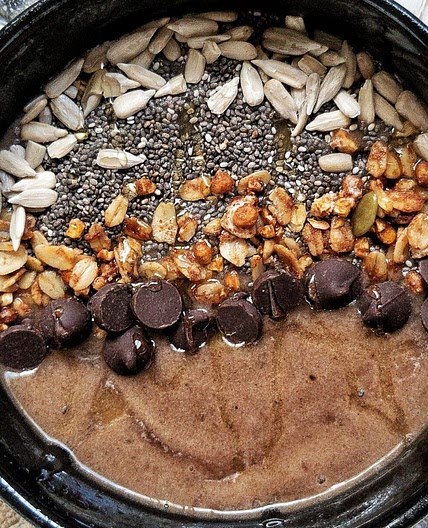 Coffee Banana Smoothie Bowl